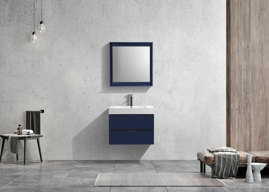 Bliss 30" Wall Mount Modern Bathroom Vanity - Home and Bath Depot