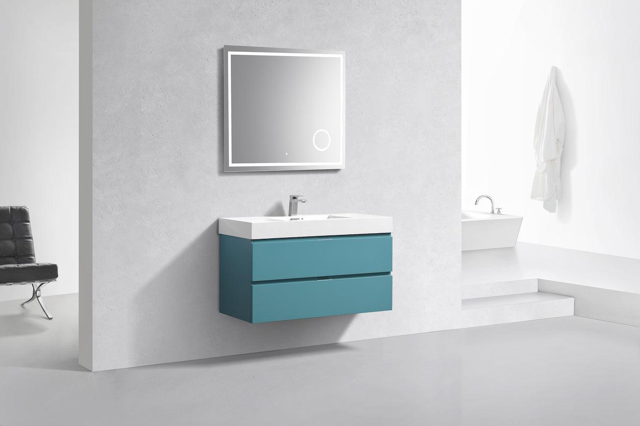 Bliss 40" Wall Mount Modern Bathroom Vanity - Home and Bath Depot