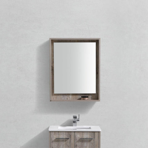 Bosco 24" Framed Mirror With Shelve - Hbdepot