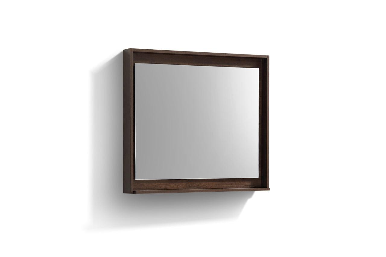 Bosco 36" Framed Mirror With Shelve - Hbdepot
