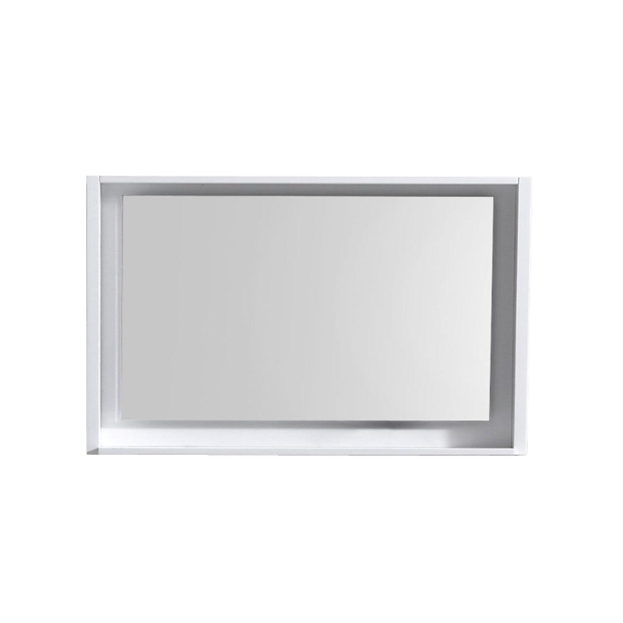 Bosco 40" Framed Mirror With Shelve - Hbdepot