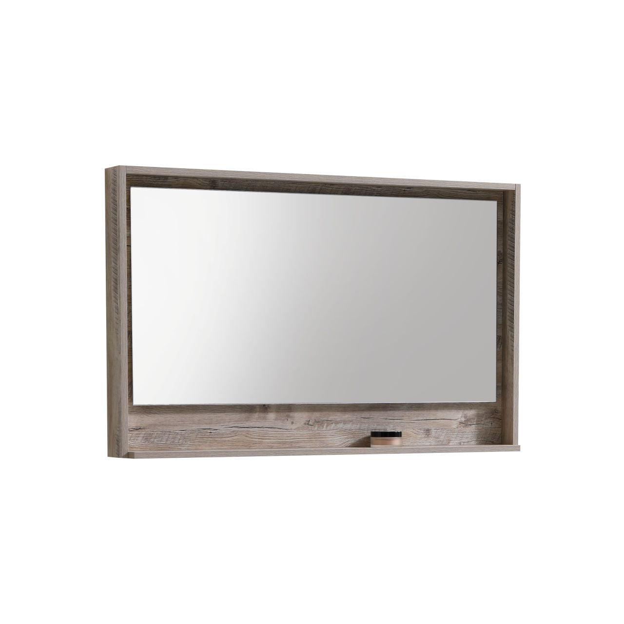 Bosco 48" Framed Mirror With Shelve - Hbdepot