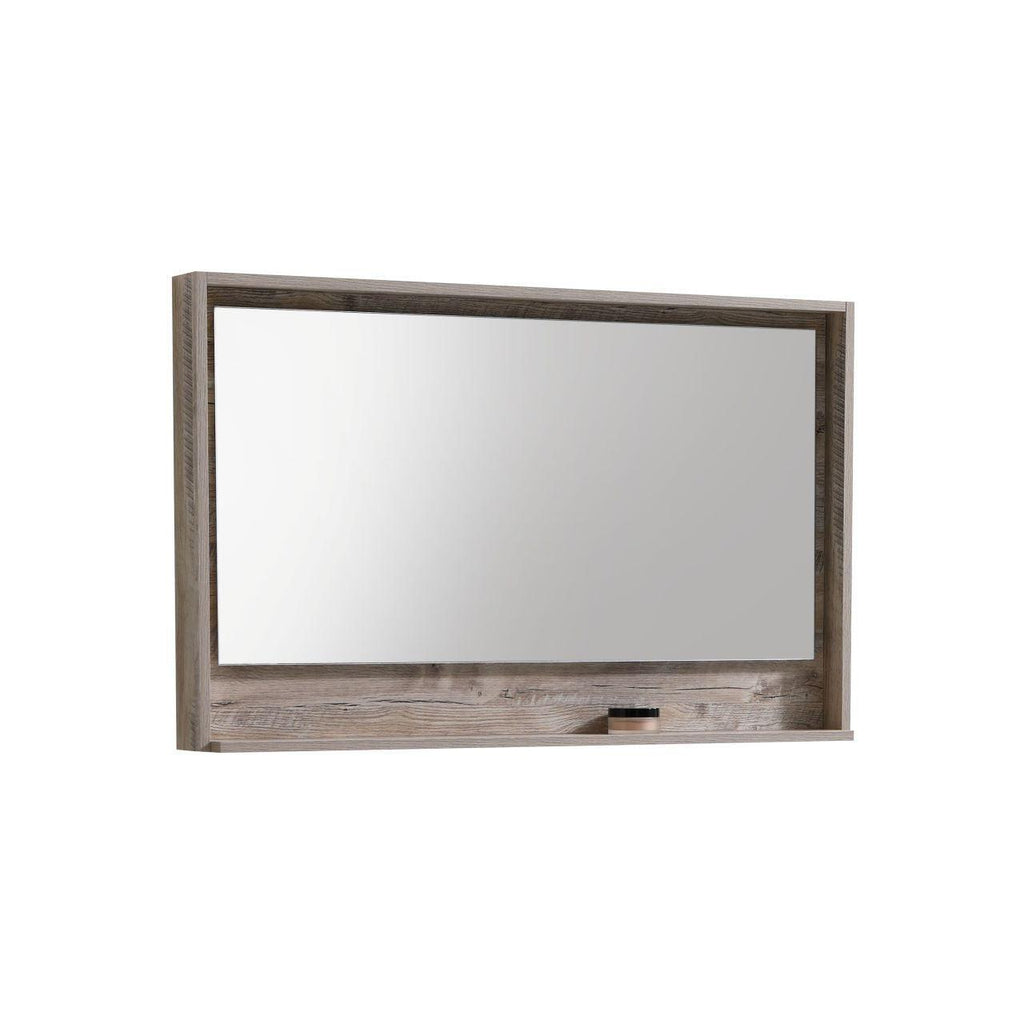 Bosco 48" Framed Mirror With Shelve - Hbdepot
