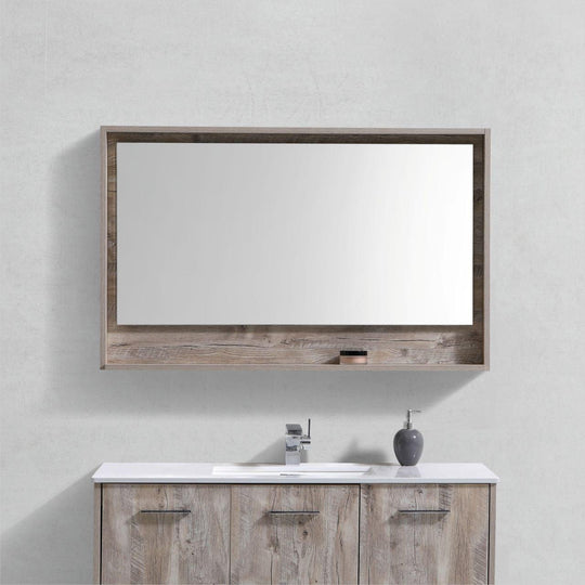 Bosco 48" Framed Mirror With Shelve - Hbdepot