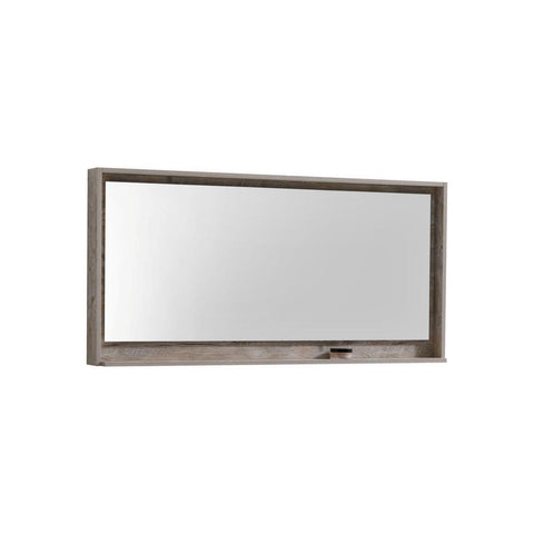 Bosco 60" Framed Mirror With Shelve - Hbdepot