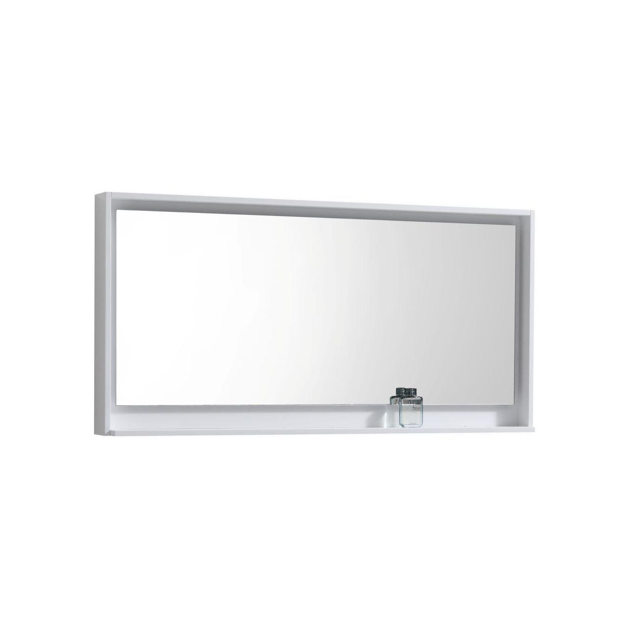 Bosco 60" Framed Mirror With Shelve - Hbdepot