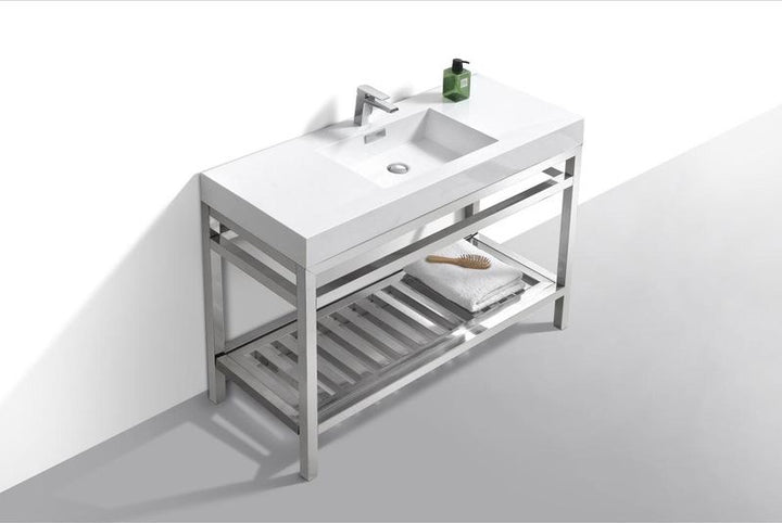 Cisco 48" Stainless Steel Console with Acrylic Sink - Home and Bath Depot