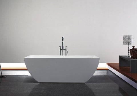 Contemporanea 59'' White Free Standing Bathtub - Hbdepot