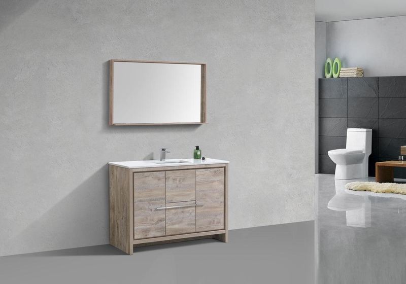 Dolce 48″ Modern Bathroom Vanity with White Quartz Counter-Top - Hbdepot