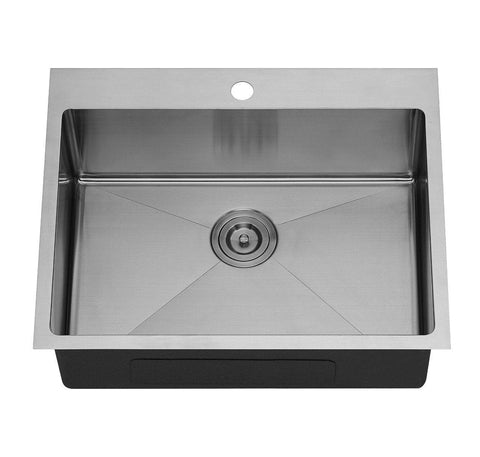 Enzo 25" x 20" Top-Mount Kitchen Sink - Hbdepot