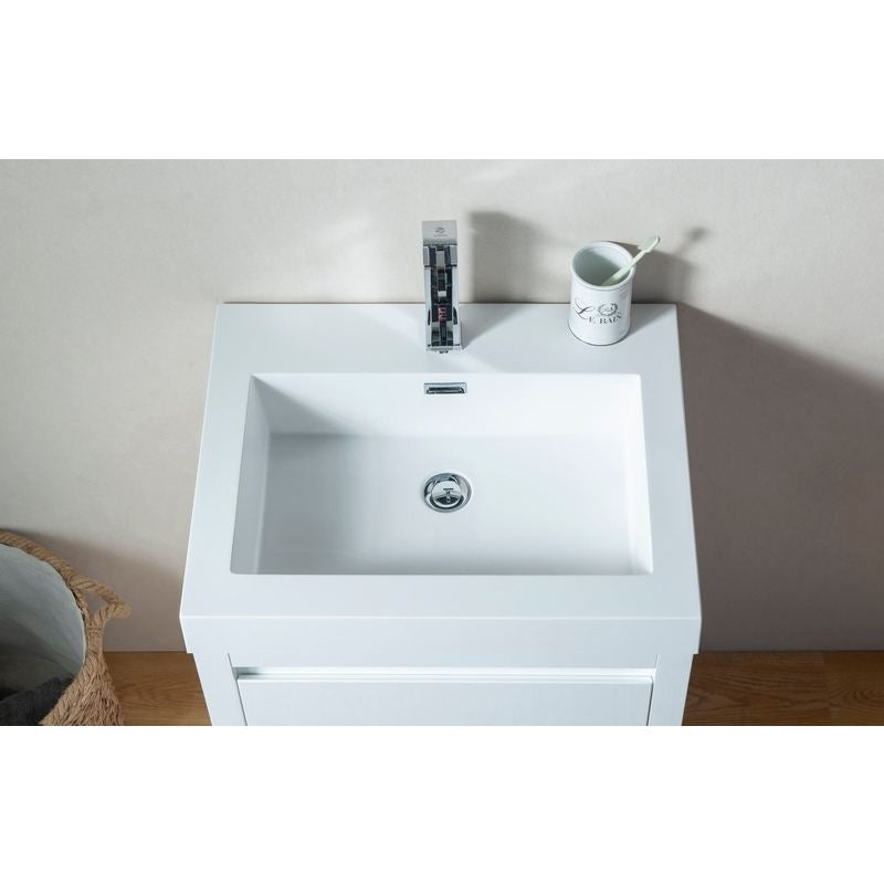 Vanity Art - Berlin 24" Freestanding Single Sink Bathroom Vanity