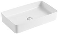 Futilo 24" x 14" White Rectangle Vessel Sink - Hbdepot