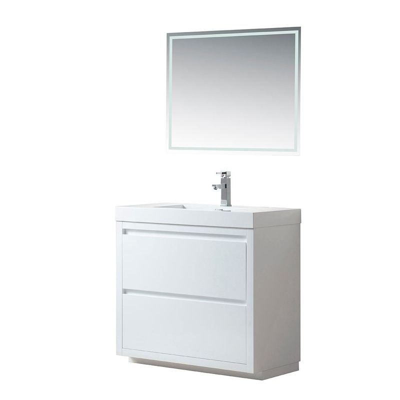 Vanity Art - Berlin 36" Freestanding Single Sink Bathroom Vanity