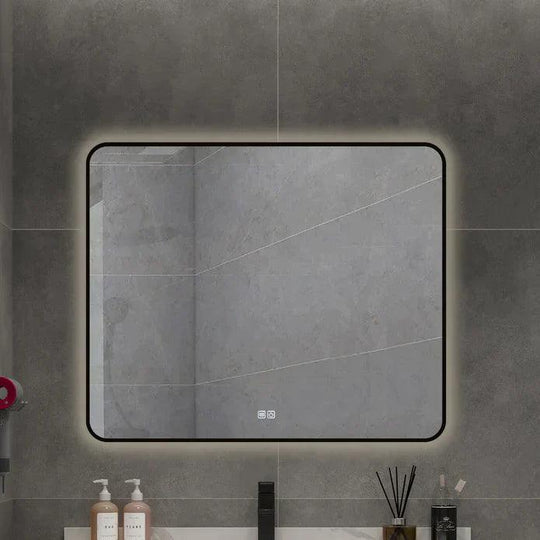 Infinity Rd Back-lit Framed Bathroom LED Vanity Mirror - Hbdepot