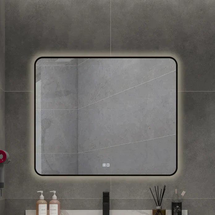 Infinity Rd Back-lit Framed Bathroom LED Vanity Mirror - Hbdepot