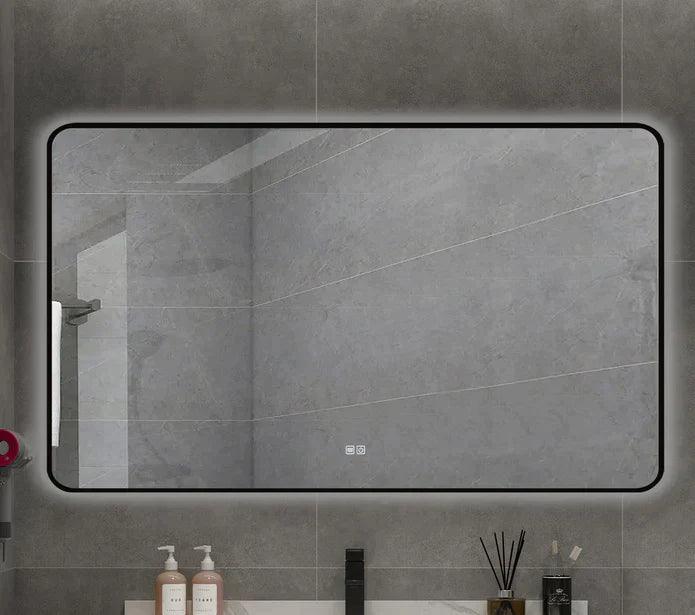 Infinity Rd Back-lit Framed Bathroom LED Vanity Mirror - Hbdepot