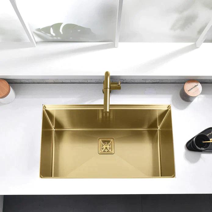 Kodaen 32" Workstation Undermount Single Bowl Kitchen Sink in 16 Gague UNS3000 - Hbdepot
