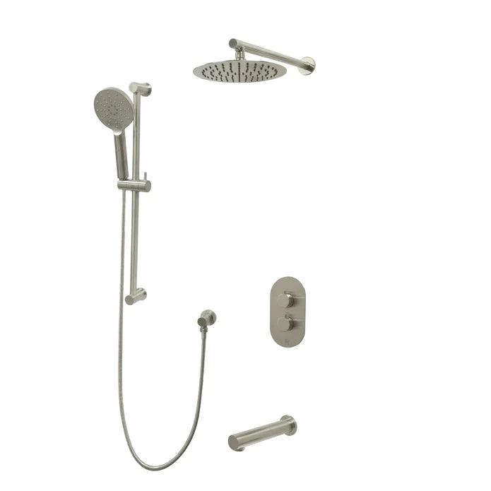 Kodaen Crystal Three Way Thermostatic Shower System - Kit 1 - Hbdepot