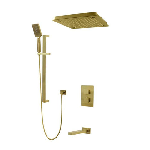 Kodaen Diamond Three Way Thermostatic Shower System - Kit 1 - Hbdepot
