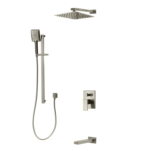 Kodaen Madison 3-Way Pressure Balanced Shower System W/ Sliding Bar - Hbdepot