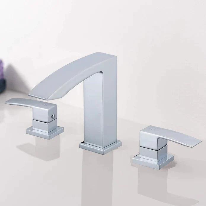 Kodaen Satro Three Holes Widespread Bathroom Faucet F13103 - Hbdepot