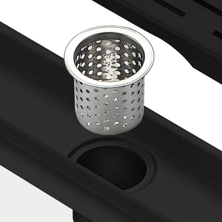 Kube 27.5" Linear Drain with Linear Grate - Hbdepot