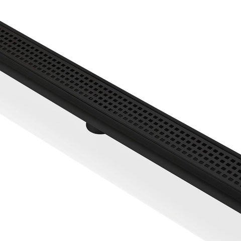 Kube 35.5" Linear Drain with Pixel Grate - Hbdepot