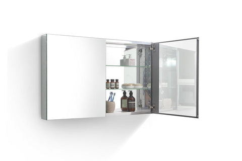 Kube 48" Mirrored Medicine Cabinet - Home and Bath Depot
