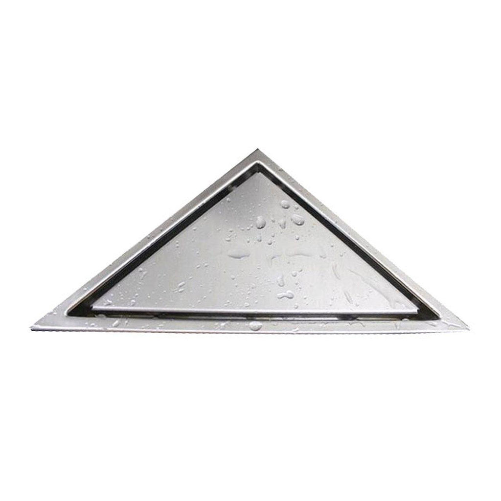 Kube 6.5″ Triangle Stainless Steel Tile Grate - Hbdepot