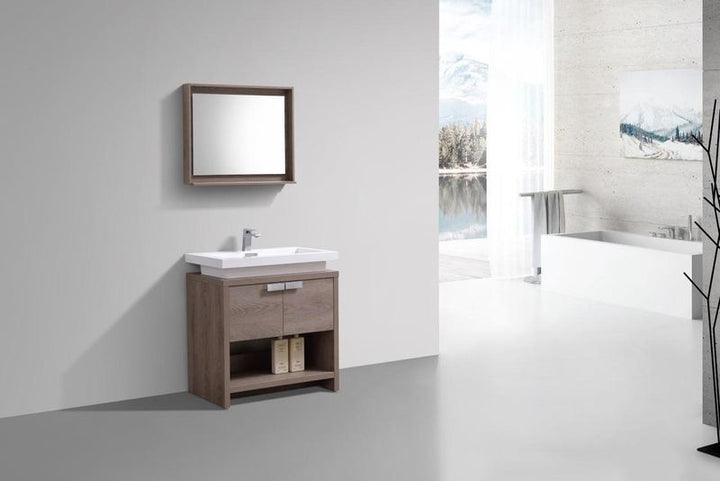 Levi 30" Modern Bathroom Vanity w/ Cubby Hole - Home and Bath Depot