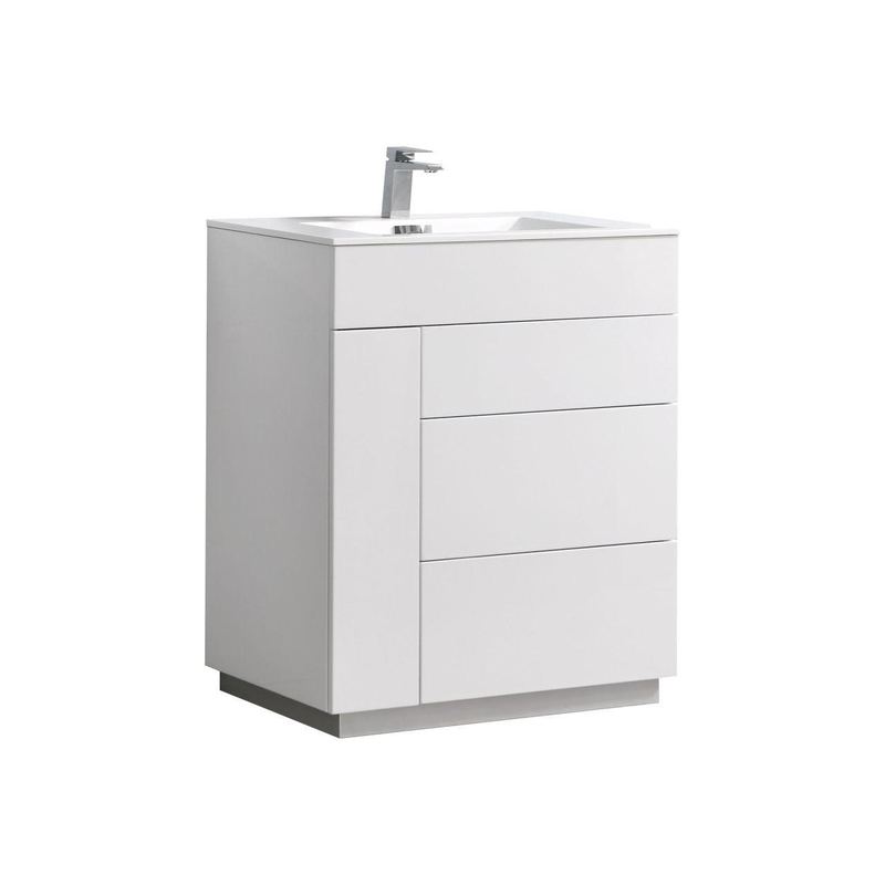 Milano 30" Modern Bathroom Vanity - Home and Bath Depot