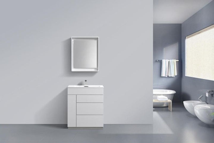 Milano 30" Modern Bathroom Vanity - Home and Bath Depot