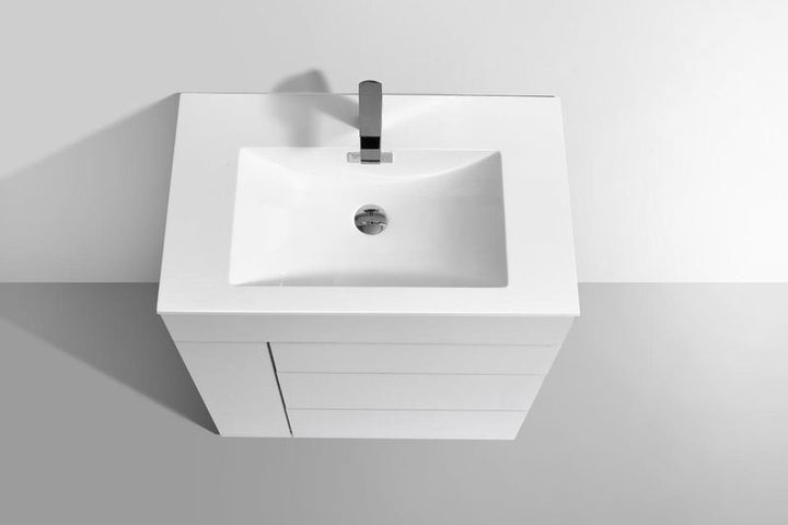Milano 30" Modern Bathroom Vanity - Home and Bath Depot