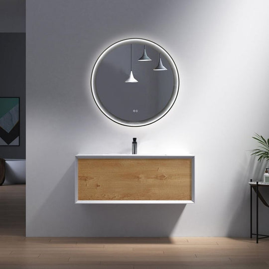 Modern Wallmount Vanities Combination kit 1 39.5" - Hbdepot