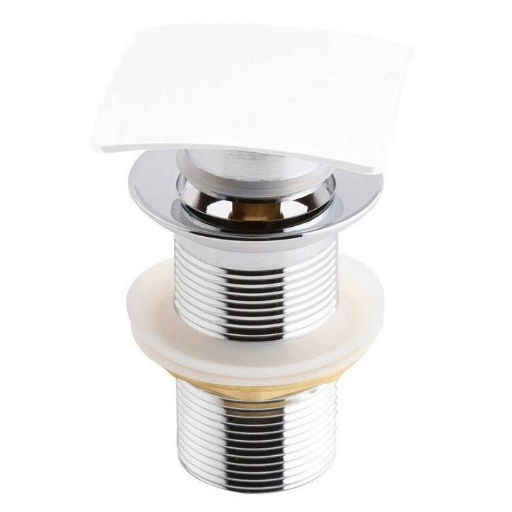 Solid Brass Construction Square Pop-Up Drain NO Overflow - Home and Bath Depot