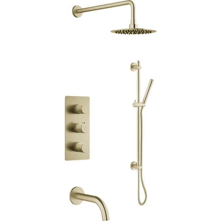 Veda Thermostatic Shower & Tub Set - Hbdepot